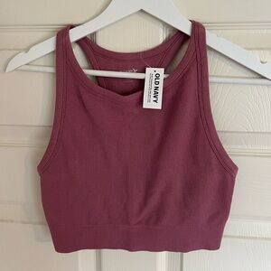 Old Navy Mauve Cropped Tank Top